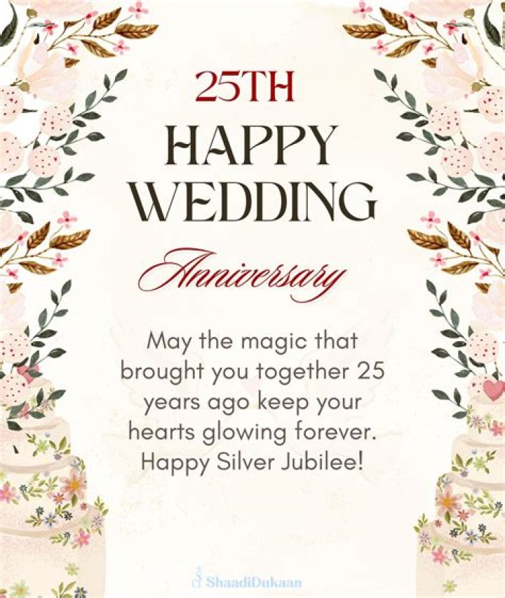 25th Anniversary Wishes to Wife: Celebrating a Milestone of Love