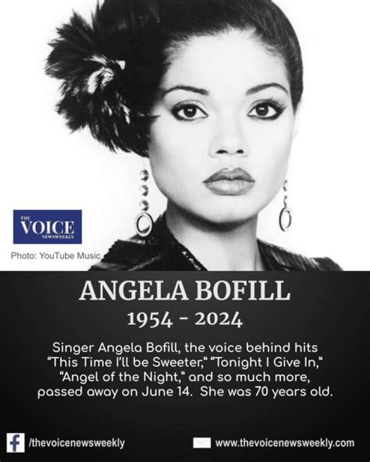 Angela Bofill: A Last Photo Tribute