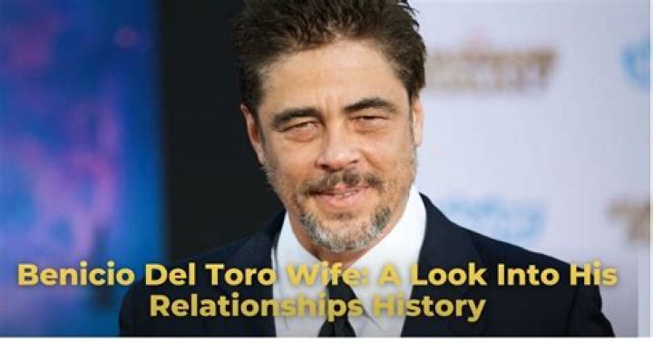 Benicio Del Toro Wife 2024: A Look into His Personal Life