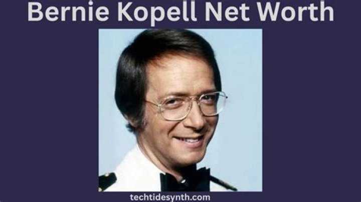 Bernie Kopell Net Worth: A Look into the Life and Legacy