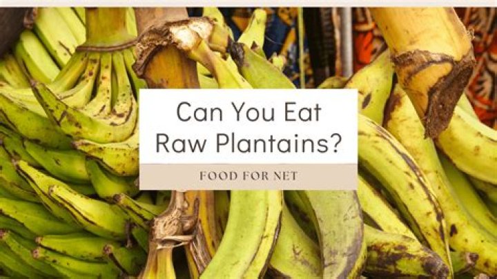 Can You Eat Plantains Raw? Exploring the Nutritional Benefits and Culinary Uses