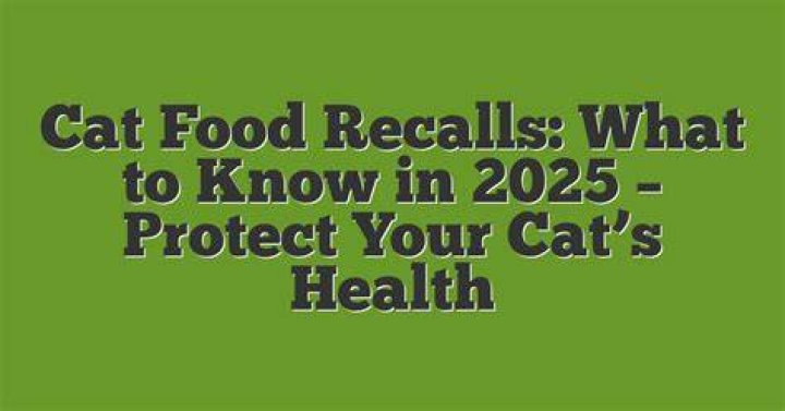 Cat Food Recall 2024 List: What You Need to Know