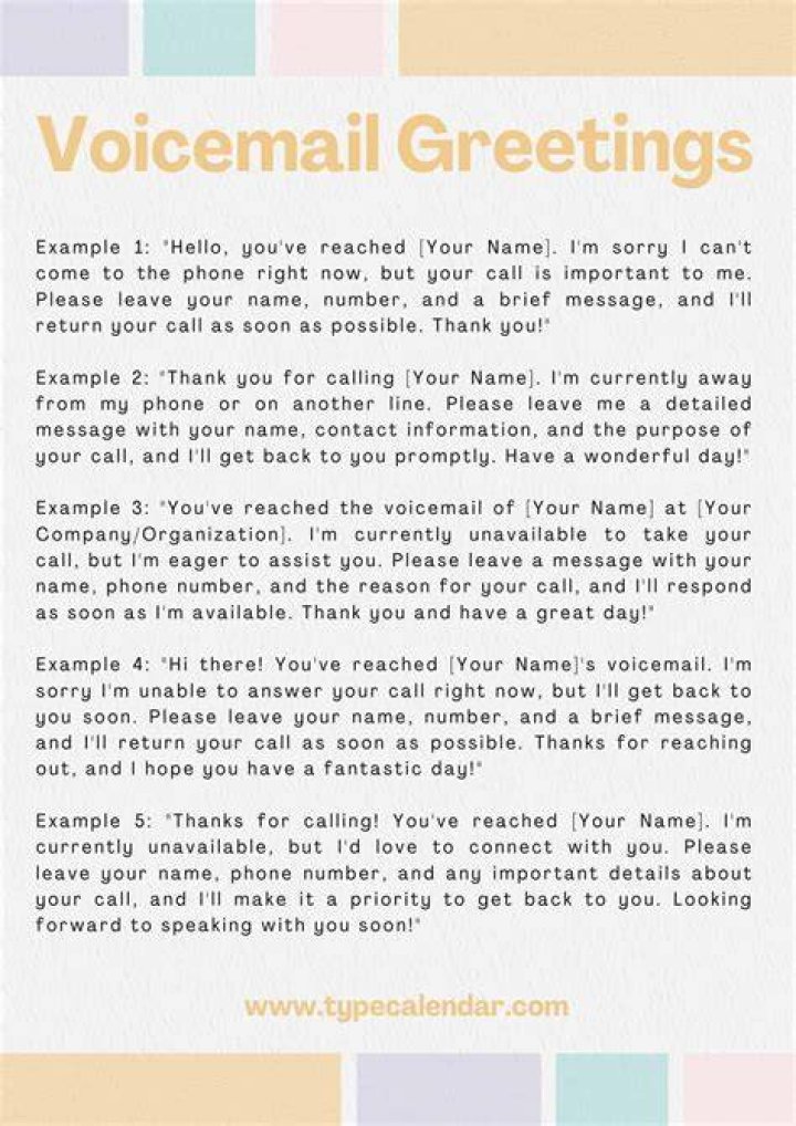 Clever Voicemail Greetings: How to Make a Lasting Impression