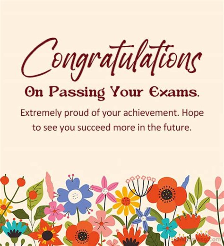 Congratulations on Passing Your Exam: A Celebration of Achievement