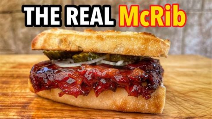 Craving the McRib? Find Out If It's Available Now!