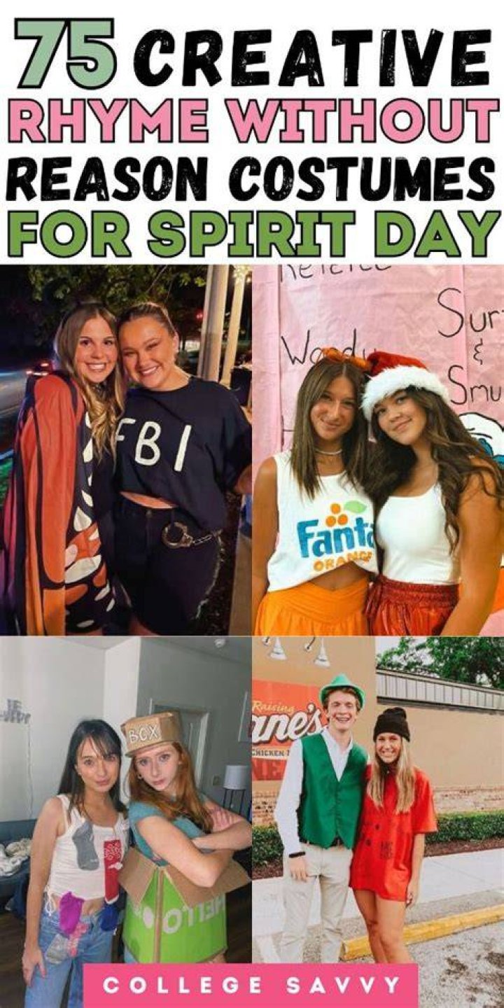 Creative and Fun: Rhyme Without Reason Costume Ideas List