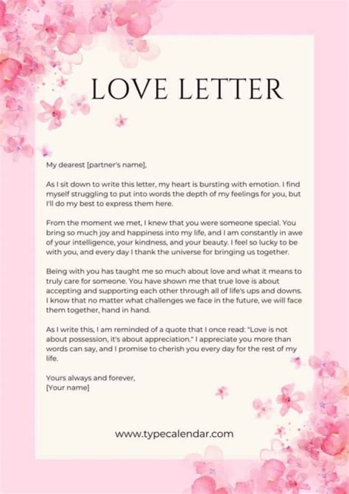 Deep Love Letter for Her: A Heartfelt Expression of Affection
