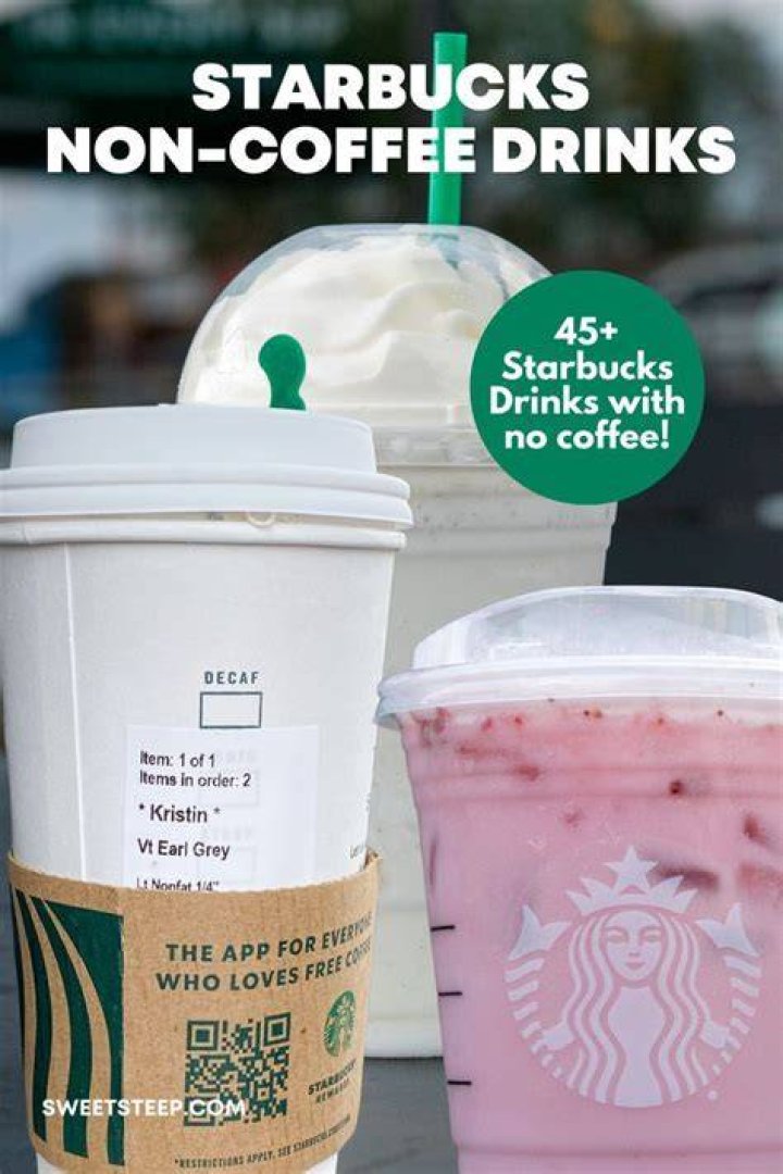 Delicious Starbucks Drinks Without Coffee: A Complete Guide