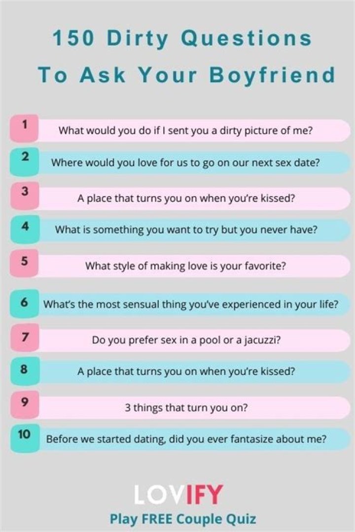 Dirty Questions to Ask Your Boyfriend: Spice Up Your Relationship