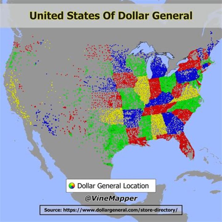 Discover Dollar General Locations by Every State