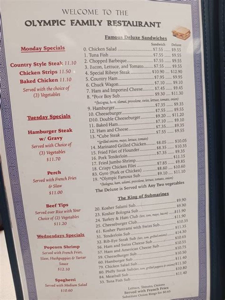 Discovering the Charm of Olympic Family Restaurant Colfax