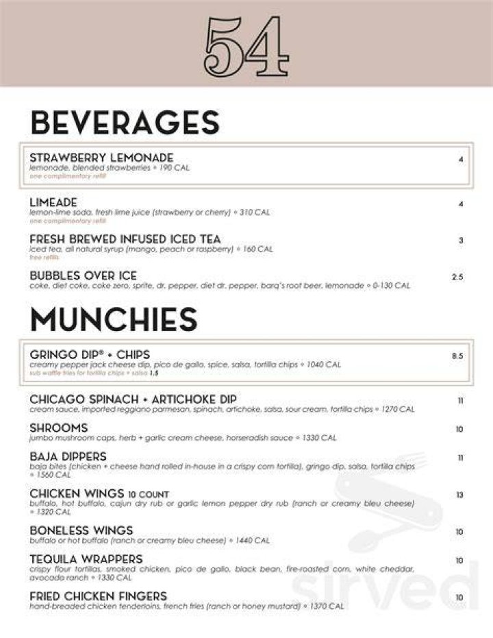 Discovering the Delightful World of the 54th Street Menu