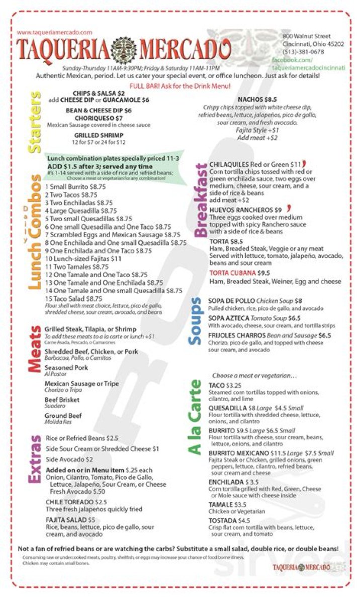 Discovering the Flavors of Taqueria Mercado Cincinnati, Cincinnati OH