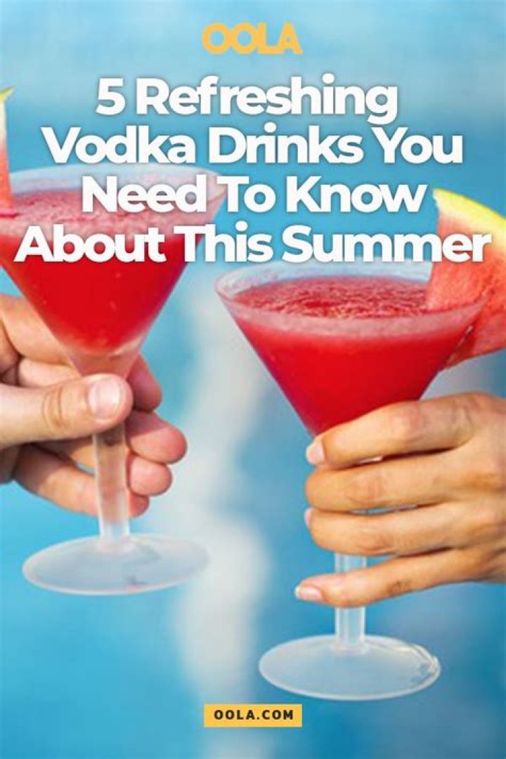 Discovering the Refreshing Vodka Water Drink
