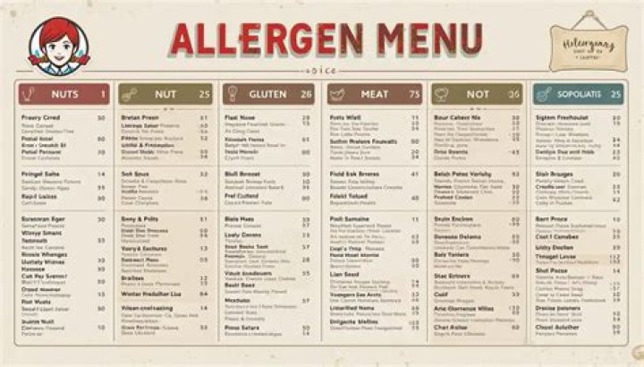 Discovering Wendy's Allergen Menu: A Guide for Food Safety