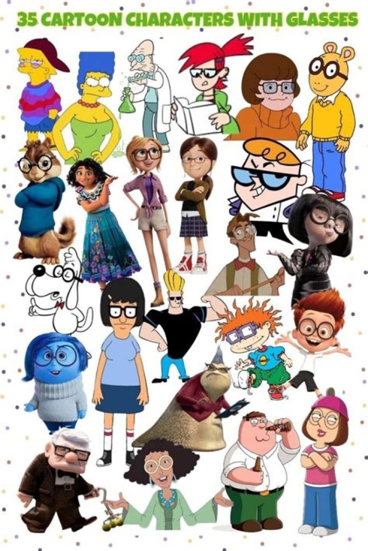 Exploring Iconic Cartoon Characters with Glasses