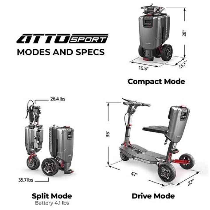 Exploring the Benefits of the Atto Folding Mobility Scooter for an Active Life