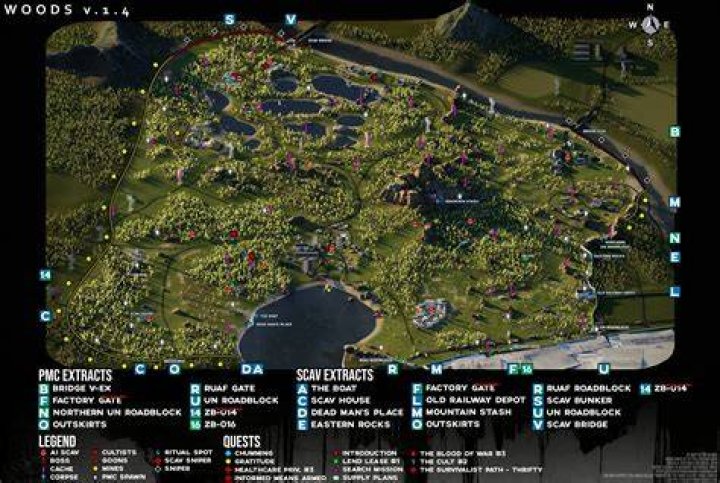 Exploring the Intricacies of the Woods Map in Tarkov: A Comprehensive Guide