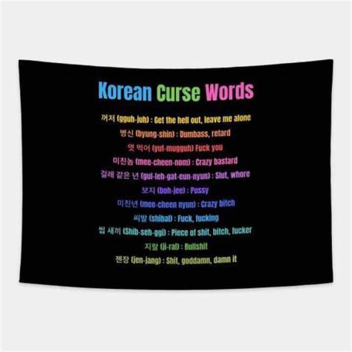 Exploring the Intriguing World of Curse Words in Korean