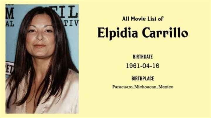 Exploring the Life and Career of Elpidia Carrillo: A Hollywood Trailblazer