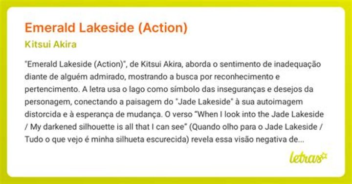 Exploring the Meaning Behind "Emerald Lakeside" Lyrics