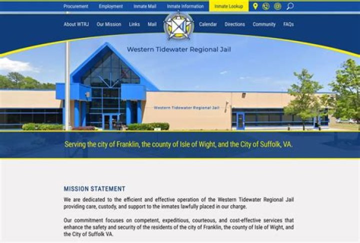 Exploring the Western Tidewater Regional Jail in Suffolk, Virginia