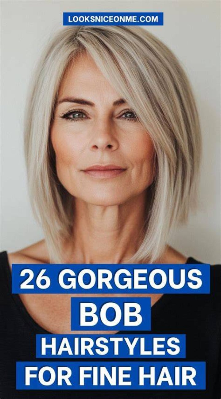 Fine Hair Bob Hairstyles for Over 60: A Comprehensive Guide