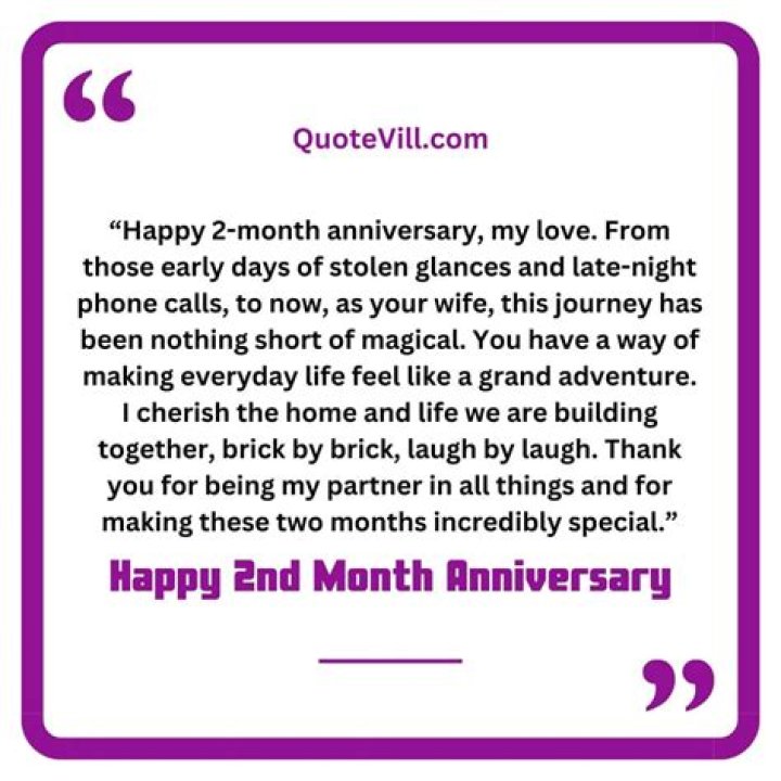 Happy 2 Month Anniversary Paragraph for Him