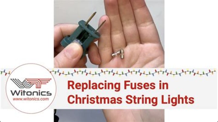 How Do You Replace Fuses in Christmas Lights?