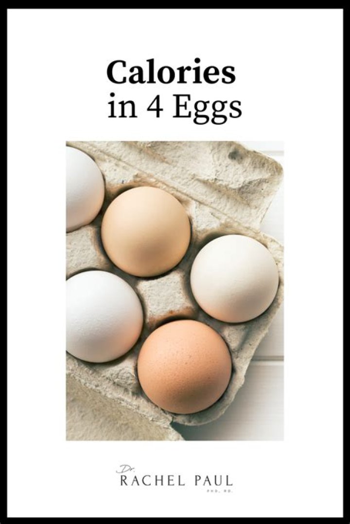How Many Calories in 4 Eggs? A Comprehensive Guide