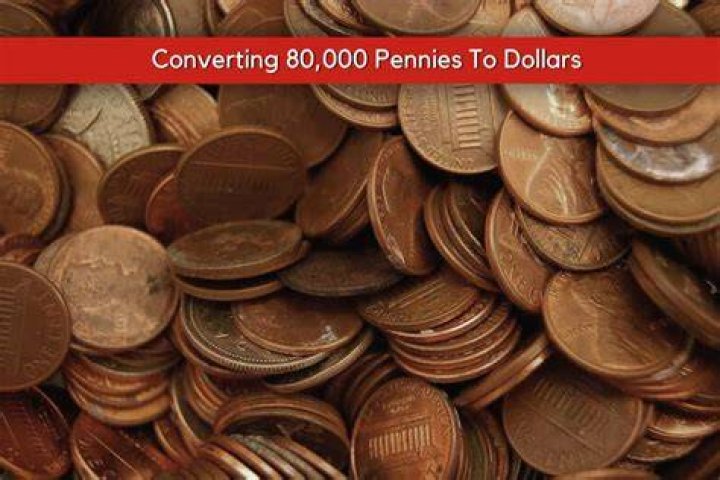 How Much is 80,000 Pennies? A Comprehensive Guide