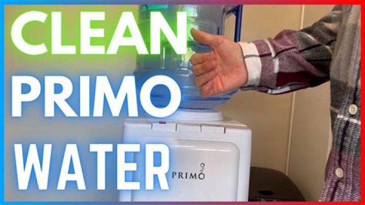 How to Clean Primo Water Dispenser: A Comprehensive Guide
