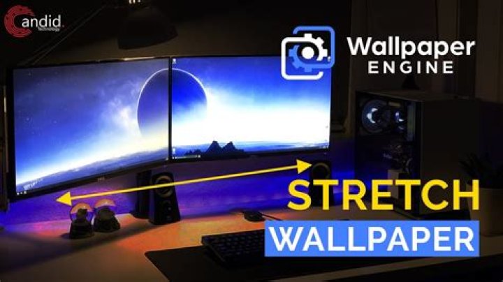 How to Extend a Wallpaper Engine Across Two Monitors