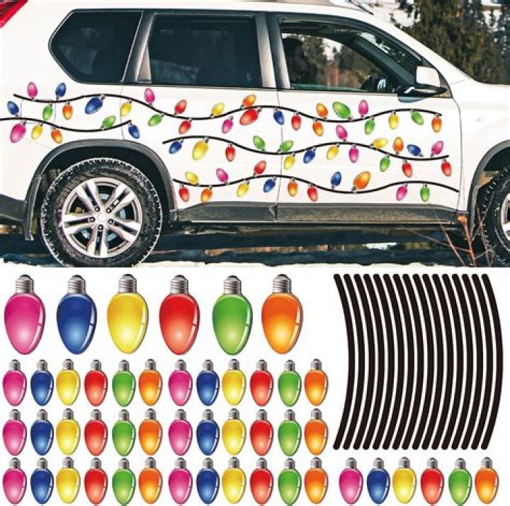 Illuminate Your Holiday Spirit with Magnetic Car Christmas Lights