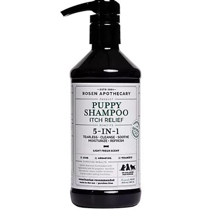Ingredients of Rosen Apothecary 5-in-1 Itch Relief Puppy Shampoo
