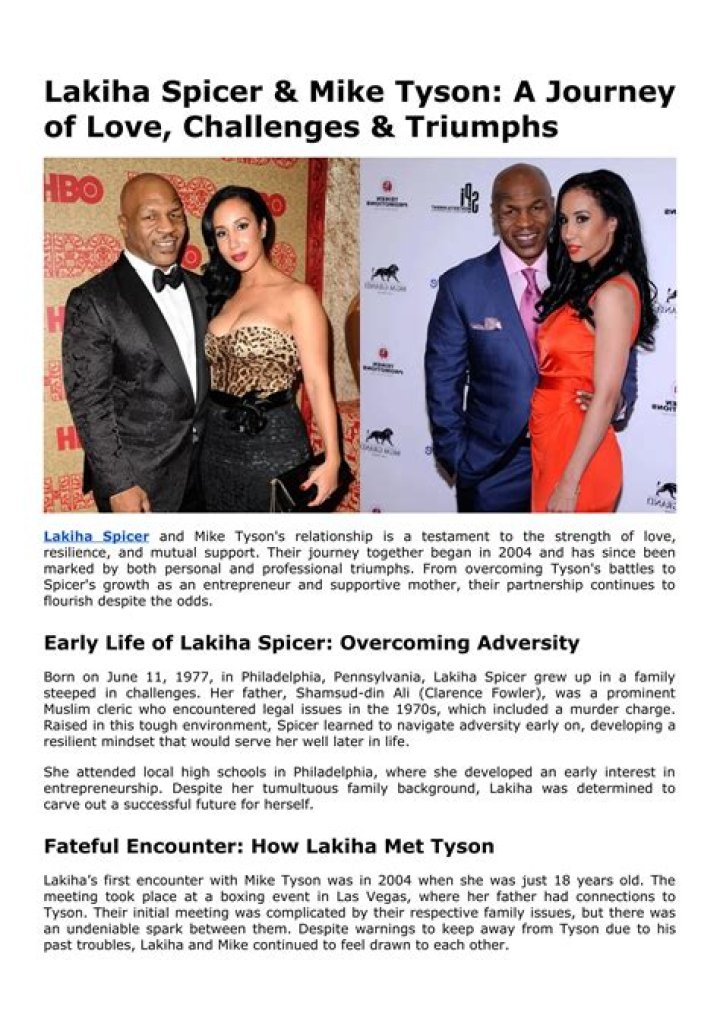 Lakiha Spicer: The Rising Star in the World of Entertainment
