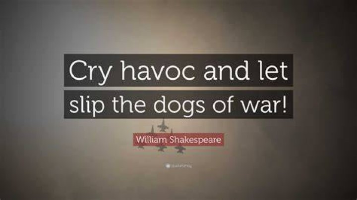 Let Slip the Dogs of War: Understanding the Phrase and Its Historical Significance