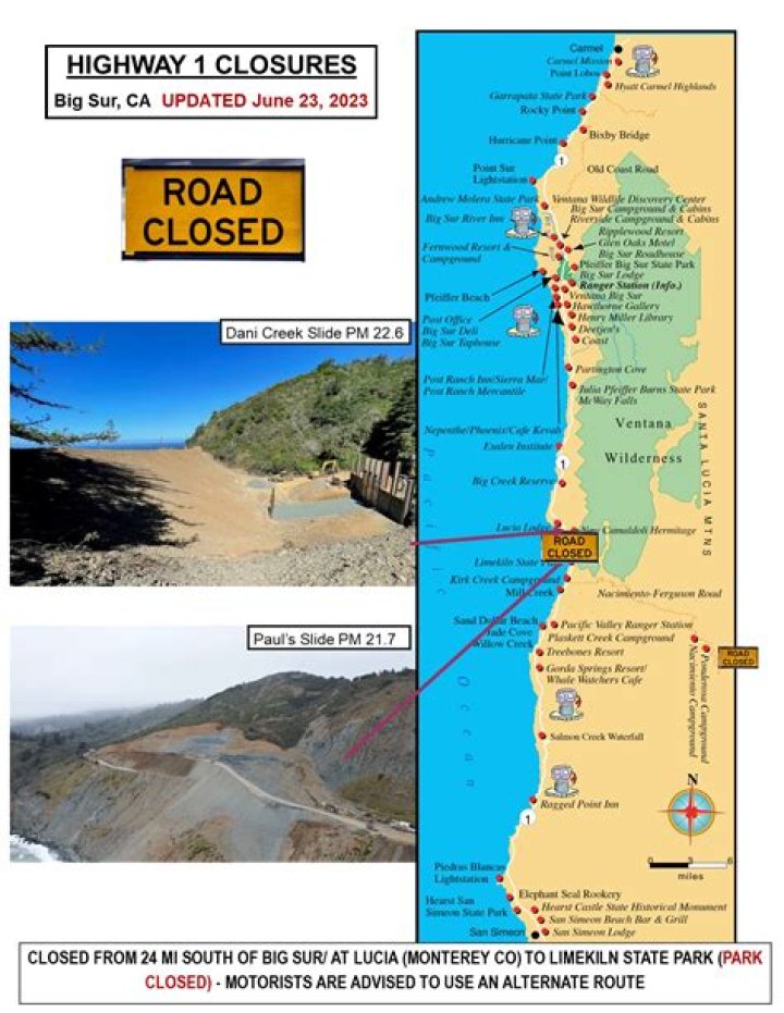 Massey Big Sur State Park Map: Exploring the Natural Wonders