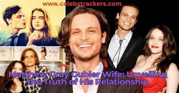Matthew Gray Gubler's Wife: The Truth Behind the Actor's Relationship Status