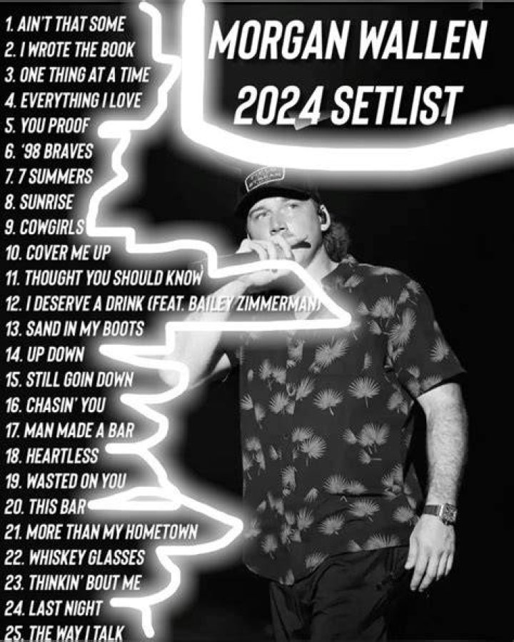 Morgan Wallen Setlist 2024: A Complete Guide to His Upcoming Concerts
