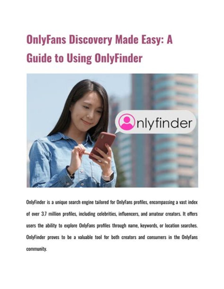 OnlyFinder Original: Your Ultimate Guide to Using the Platform Effectively
