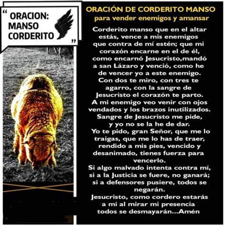 Oracion del Corderito Manso: A Powerful Prayer for Peace and Protection