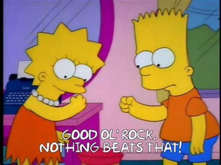 Poor Bart Always Chooses Rock GIF: The Unfortunate Choice in His Animated World