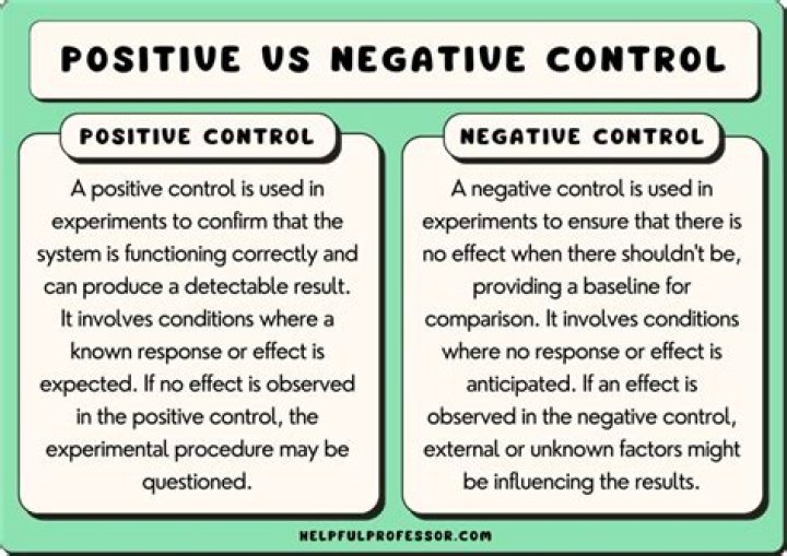 Positive Control vs Negative Control: Understanding the Key Differences
