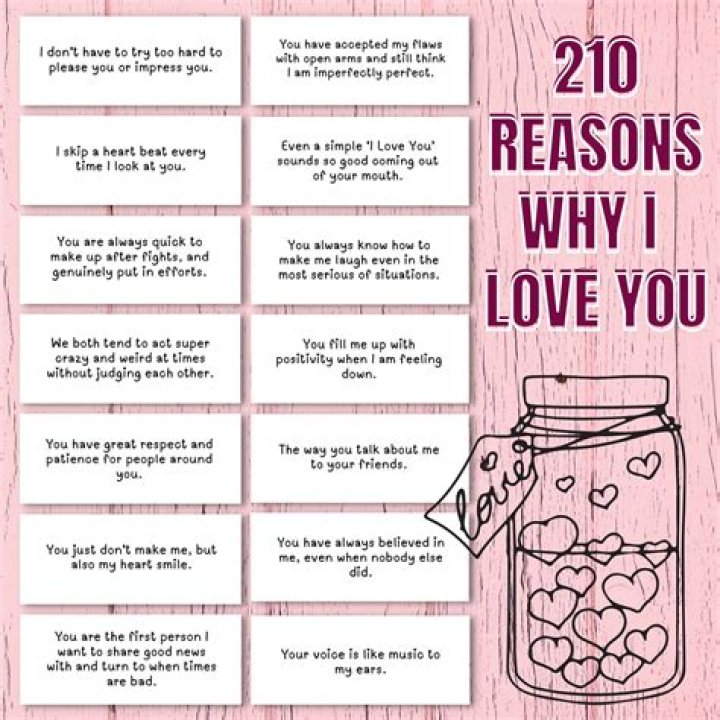 Reasons Why I Love You: A Deep Dive into Affection and Connection