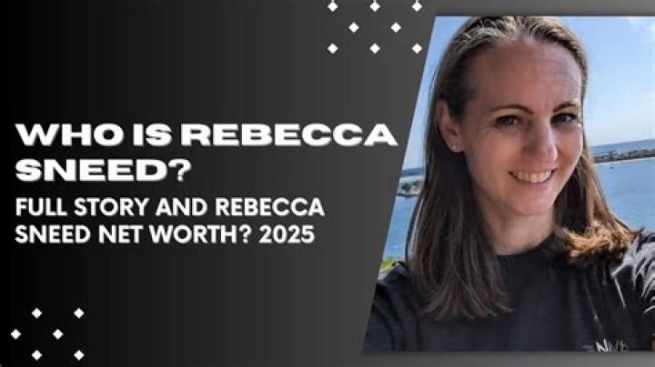Rebecca Sneed Net Worth: A Comprehensive Overview of Her Financial Success