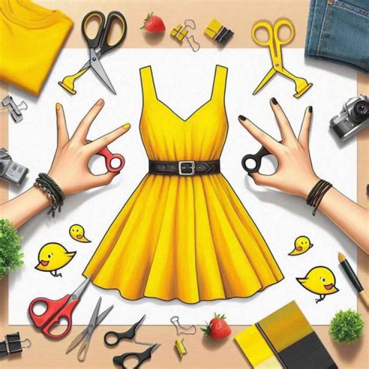 Rock Paper Scissors Yellow Dress: A Trendy Fashion Statement