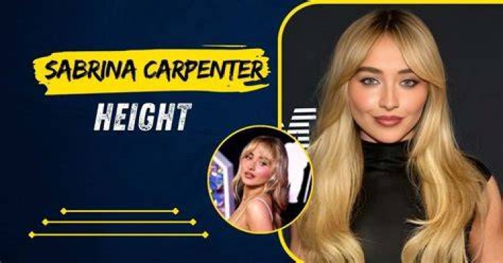 Sabrina Carpenter Height: Discovering the Star's Physical Attributes