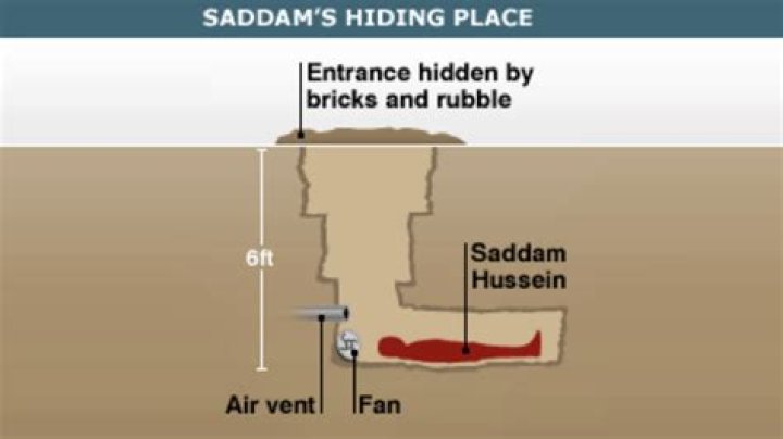 Saddam Hussein Hiding Spot Meme Explained