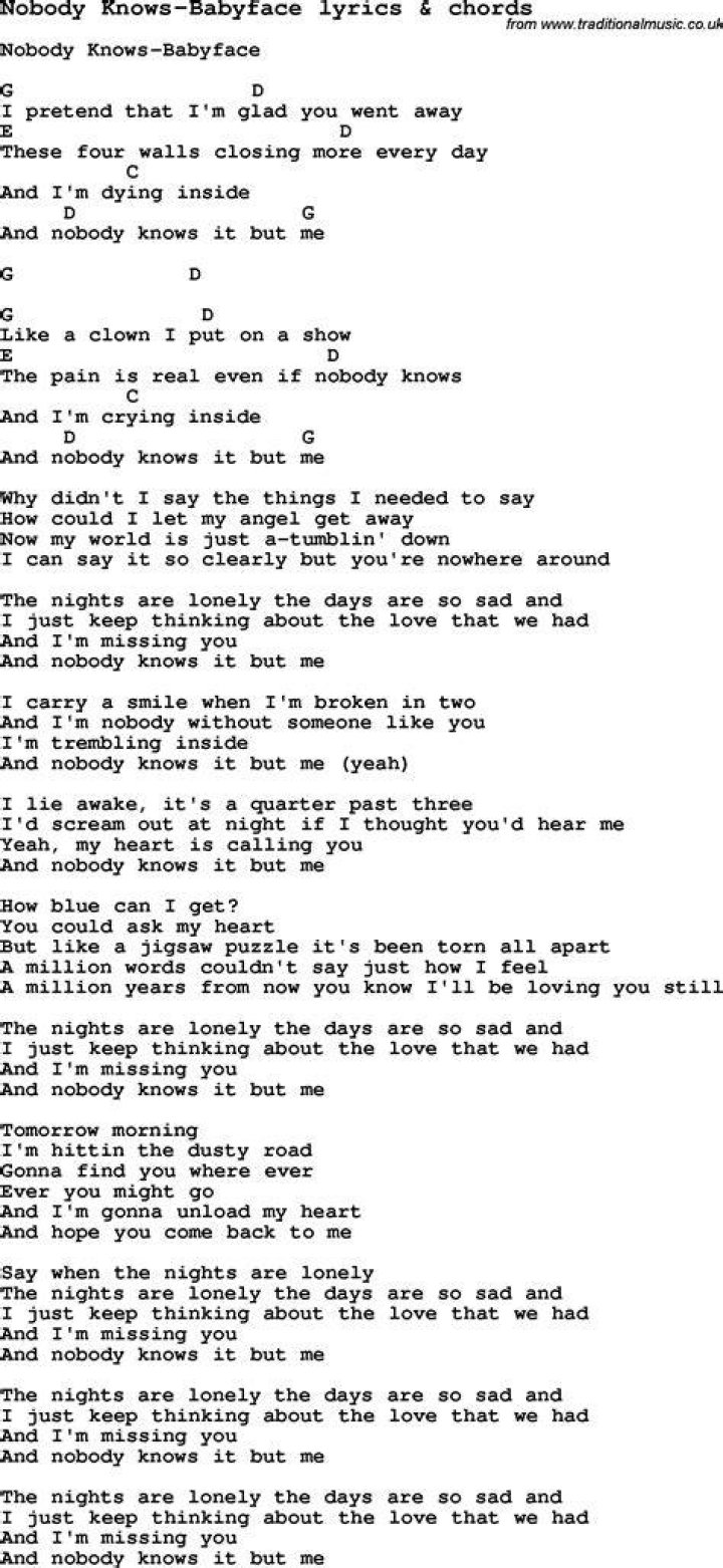 Song Nobody Knows It But Me: A Deep Dive into the Melodies that Resonate